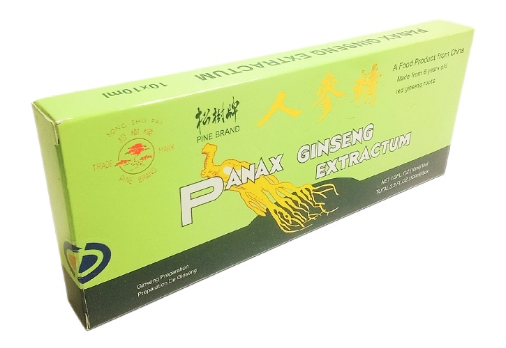 Panax estratto di ginseng - 10 flaconcini da 10 ml.